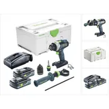 Festool TPC 18/4 I-Basic Akku Schlagbohrschrauber 18 V 75 Nm Brushless + 2x Akku 4,0 Ah + Ladegerät + Systainer