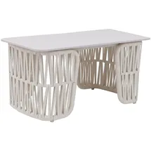MCW Gartentisch 90 x 45 x 43 cm Weiß
