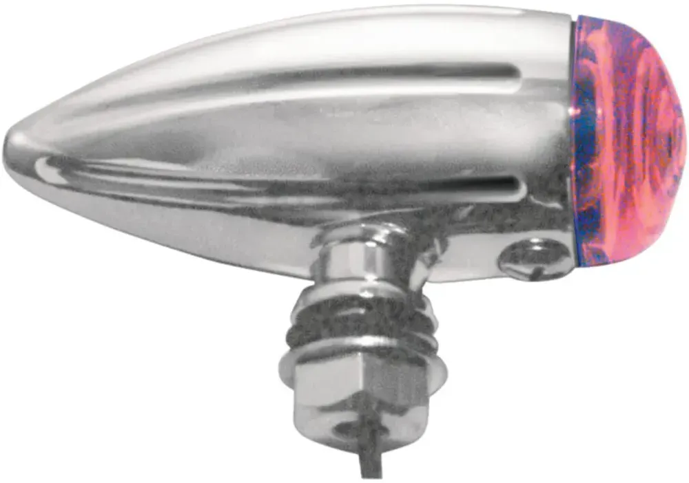 Emgo Bullet Buffalo Positionslicht - Amber / Red / Chrome - One Size