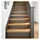 vidaXL Treppenstufen 8 Stk. 70x25x2 cm Massivholz