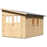 Karibu Bomlitz 4 2,35 x 3,52 m natur
