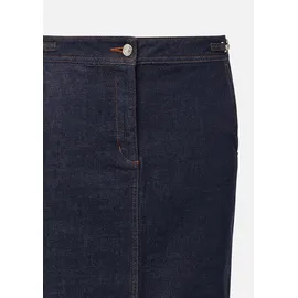 Comma, Langer Jeansrock Damen Blau 36