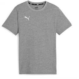 Puma Teamgoal Casuals Tee Jr T-Shirt, Medium Grey Heather-puma White, 152