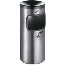 Tkg Sicherheitswandascher Ø180xH410mm neusilber m.Kippvorrichtung TKG