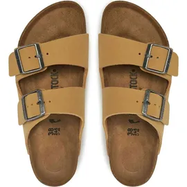 Birkenstock Arizona Birko-Flor Nubuk schmal latte cream 37