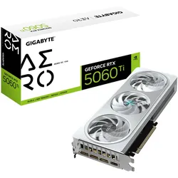 GIGABYTE Grafikkarte "GeForce RTX 5060 Ti AERO OC 16G Grafikkarte – 16 GB GDDR7, 128 Bit, PC", eh13, Grafikkarten