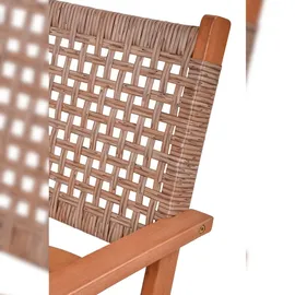 Gravidus Sitzgruppe SONORA Lounge Möbel Eukalyptus Kunststoff Holz