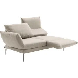 Schöner Wohnen 2,5-Sitzer "Spin, Multifunktionssofa, bequem und hochwertig verarbeitet", grau (taupe), B:248cm H:85cm T:225cm, 100% Polyester, SCHÖNER WOHNEN-KOLLEKTION, Sofas, Drehsitz-Funktion, USB-Anschluss, Armlehnfunktion, Rückenverstellung