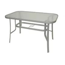 Freital Handels GmbH Gartentisch 70 x 120 x 73 cm Silber