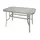 Freital Handels GmbH Gartentisch 70 x 120 x 73 cm Silber