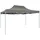 vidaXL Faltpavillon 3 x 4 m inkl. 4 Seitenteile Grau/Schwarz