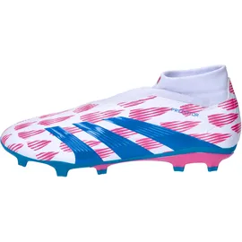 adidas Predator League Laceless FG  Cloud White / Solar Blue / Solar Pink 44 2/3