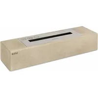 Kiini - salama Tischkamin Freistehender BioKamin + 1L Ethanolfrei Beige