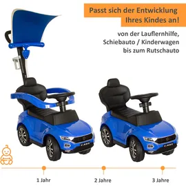 Lemodo VW Rutscherauto mit Schiebestange, Rutscherfahrzeug ab 1 Jahr,
