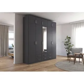 Rauch Wäscheschrank GAMMA 226 x 248 x 54 cm Grau