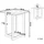Beliani Beistelltisch Silber Transparent 40 x 40 cm Glasplatte Glänzende Metallgestell Poliert Quadratisch Modern