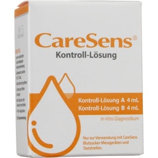 Kontrolllösung A&B je 4ml für CareSens-N Blutzuckermessgerät