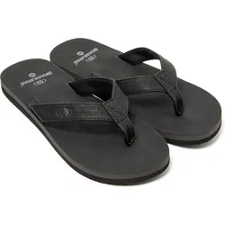 Schwarze BRASILERAS Herren-Flip-Flops mit rutschfesten Sohlen 42