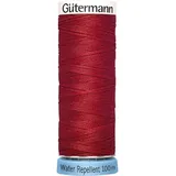 Gütermann creativ Allesnäher Water Repellent Nähgarn 100m PolyesterGarn Waschbar bis 60°C Handarbeiten Nähprojekte Nähen 46 Dunkelrot