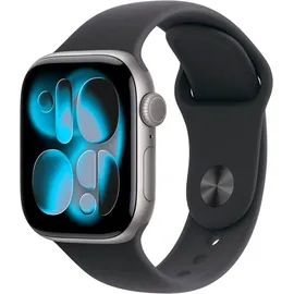 Apple Watch Series 11 GPS + Cellular 42mm Space Grey Aluminium Sport Band black S/M
