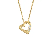 Elli DIAMONDS Herz Liebe Diamant (0.045 ct.) 585 Gelbgold 45 Damen