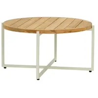 Apple Bee Condor Loungetisch 74cm Aluminium/Teak grau