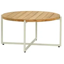 Apple Bee Condor Loungetisch 74cm Aluminium/Teak grau