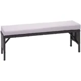 Proregal Sitzbank 35 x 112 x 30 cm Schwarz