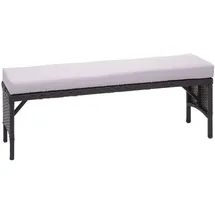 Proregal Sitzbank 35 x 112 x 30 cm Schwarz