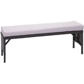 Proregal Sitzbank 35 x 112 x 30 cm Schwarz