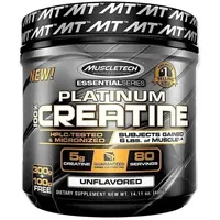 MuscleTech Platinum 100% Creatine, 400 g Dose, Unflavored