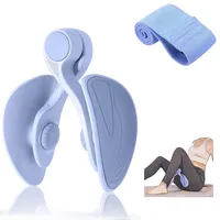 Oberschenkeltrainer 16KG Beckenbodentrainer für Männer und Damen, Beinpresse für Zuhause und Beintrainer, Beckenboden Trainingsgerät, Kegel Trainer für Postpartale Erholung, Gesäßtrainer mit Band