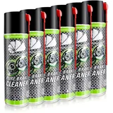 6x AABCOOLING 500 ml Brake Cleaner – acetonfreier Bremsenreiniger, Hochleistung-Entfetter, für Scheibenbremsen, Beläge, Sättel, Trommeln, optimale Vorbereitung von Metallteilen vor Montage und Wartung