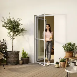 Tesa Fliegengitter-Tür Comfort im Alurahmen 120 x 240 cm weiß