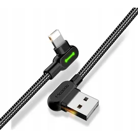 Mcdodo Schnell Gewinkelt Kabel 90 ° Led Blitz 1,2M - Schwarz