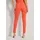 Madeleine Mid Waist Skinny-Hose mit Fransen in blutorange | Gr.: 18