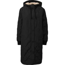 QS Locker geschnittener Steppmantel mit Teddyfutter - S
