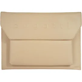 Bugatti Daphne Laptophülle Leder 36 cm beige