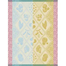 Le Jacquard Français Le Jacquard Francais Geschirrtuch - ECLATD DU MIDI hellblau