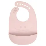 Lässig Silikon-Lätzchen mit Auffangschale/Little Chums Mouse rose