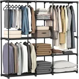 Songmics Garderobenständer RYG037B02 Tintenschwarz