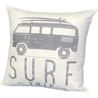 Heimtexland ® Dekokissen Surf Camper Outdoor Adventure Geschenk Deko