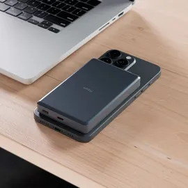 allity APB-300 Wireless Powerbank 10000 mAh Quick Charge, USB PD Grau
