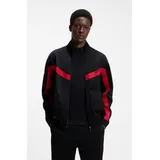 Hugo Sweatjacke Darti rot / schwarz L