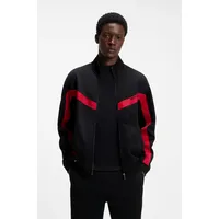 Hugo Sweatjacke Darti rot / schwarz L