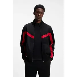 Hugo Sweatjacke Darti rot / schwarz L