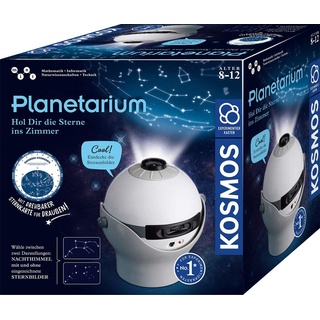 Kosmos 671549 Planetarium - Projektor mit 2 auswechselbaren Sternkarten, spannende Infos zu Sternen, Galaxien, Planeten, Astronomie für Kinder ab 8 Jahre