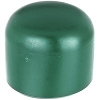 GAH ALBERTS Pfostenkappe für runde Metallpfosten Ø 34 mm grün 20 St.