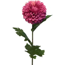 Dahlie - Stielblume - Kunstblume - H: 75cm - rot