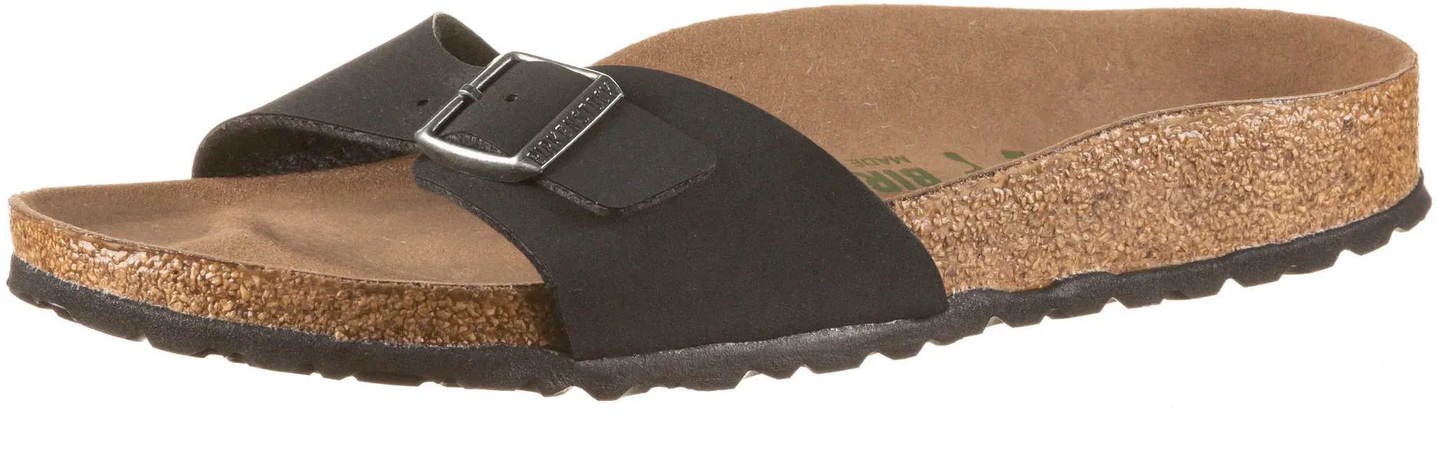 Birkenstock Madrid Sandalen Damen in black, Größe 37 - schwarz